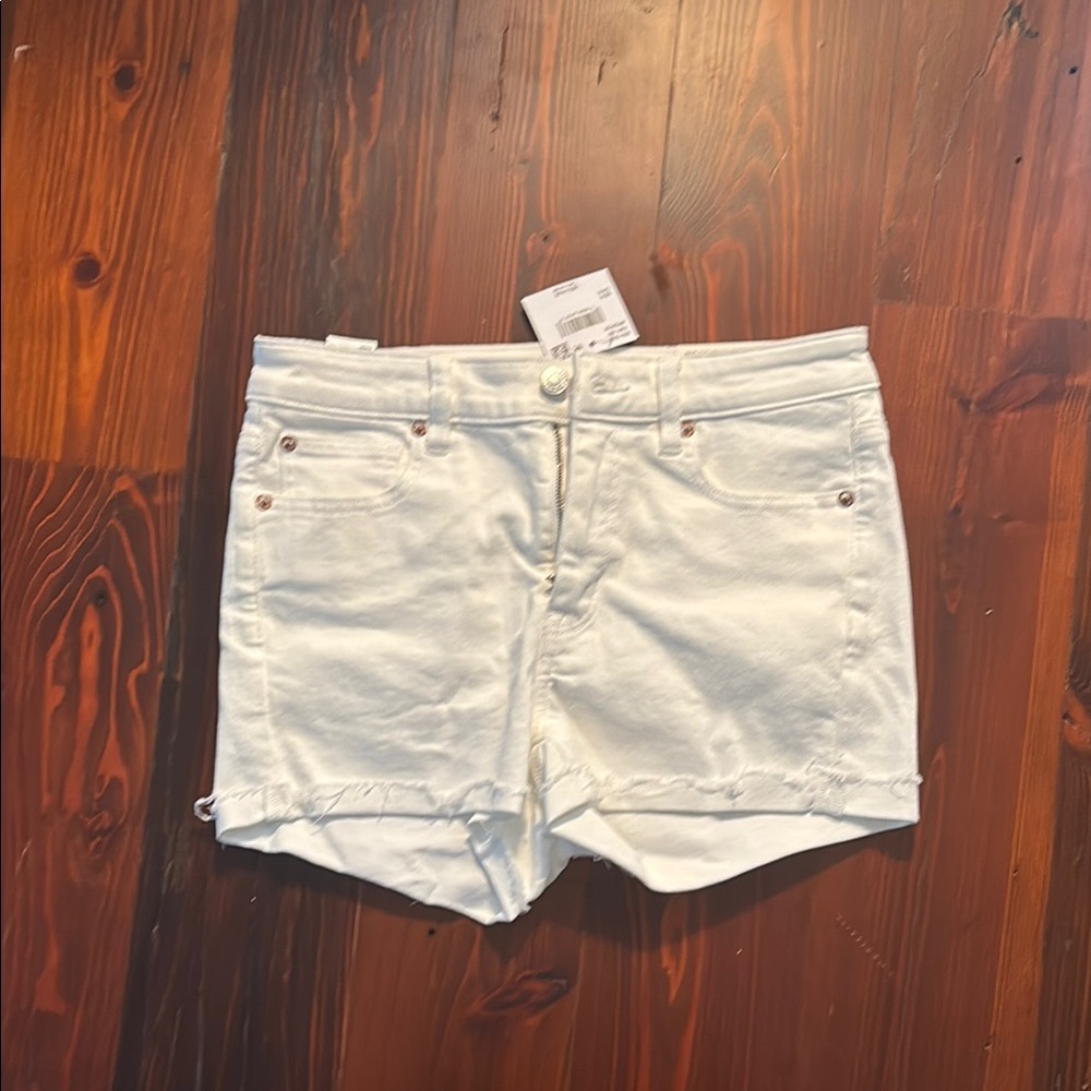 White Denim Women's Shorts